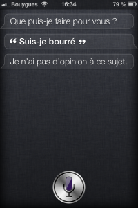 Siri et l'alcool